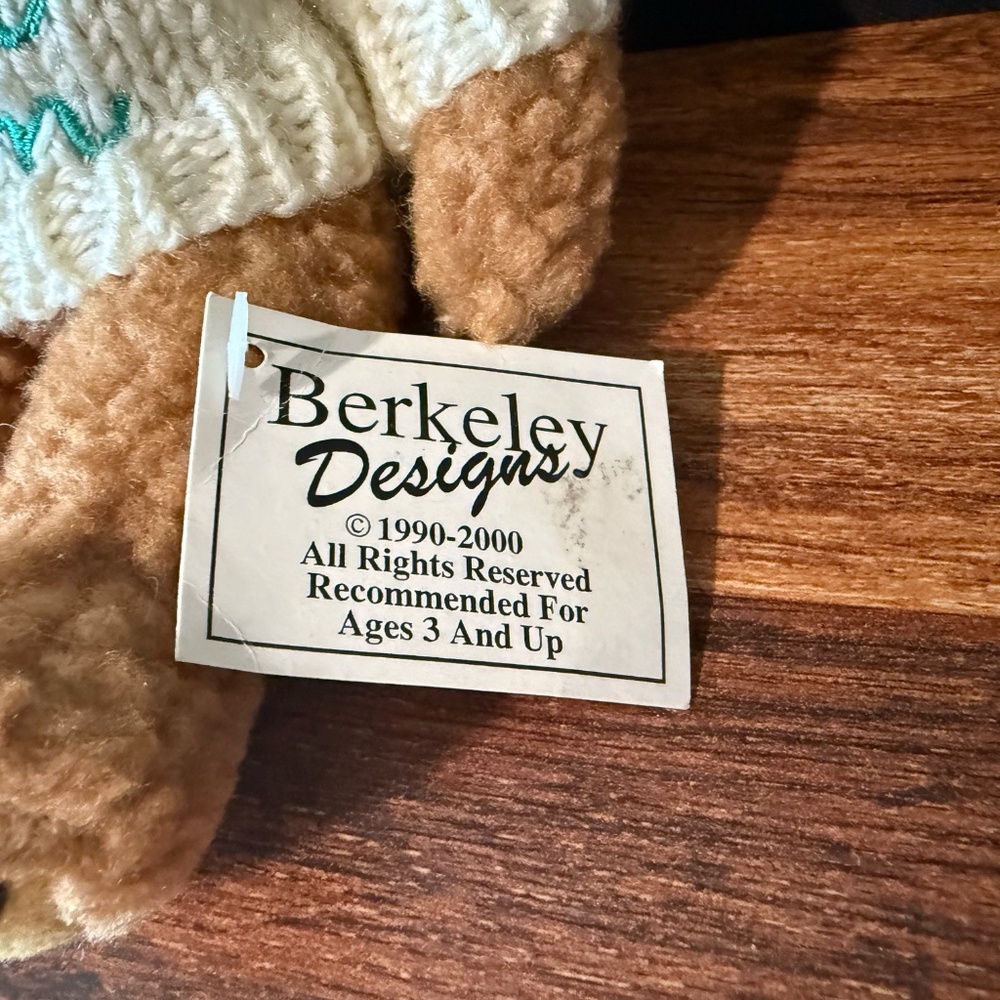 BERKELEY DESIGNS “Get Well Soon” Bear - Picture 5 of 12